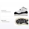Детские кроссовки Air 11 Retro TD Gratitude / Defining Moments Белый Черный Металлик-Золото 378040-170