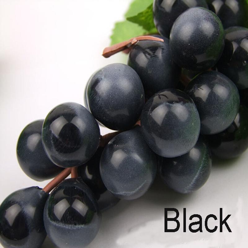 Искусственный виноград Еда Букет DIY Новый DIY Домашний сад Поддельные украшения дома Пластиковые свадебные украшения Аксессуары