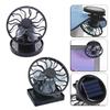 Portable Mini Solar Powered Clip Fan Summer Hat  Clip Cooler Fan Outdoor Camping Hiking Wilderness Survival Fans