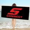 S-Snap On ЛОГОТИП Микрофибра Пляжное полотенце Впитывающее Быстросохнущее Мягкое Для йоги Плавание Курорт Альпинизм Полотенце