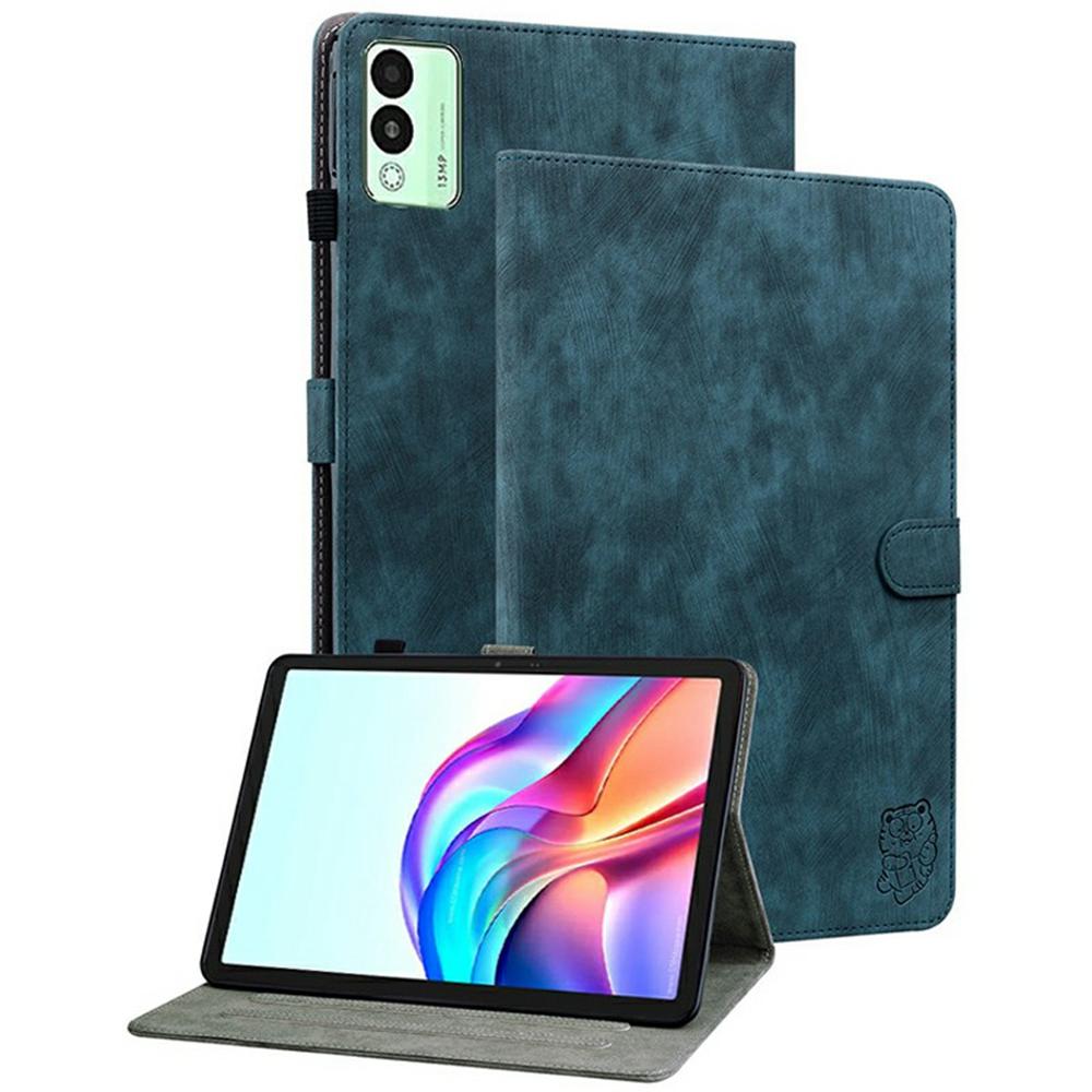 Чехол для планшета TECNO Megapad 11 из искусственной кожи с тигровым принтом и защитой от царапин