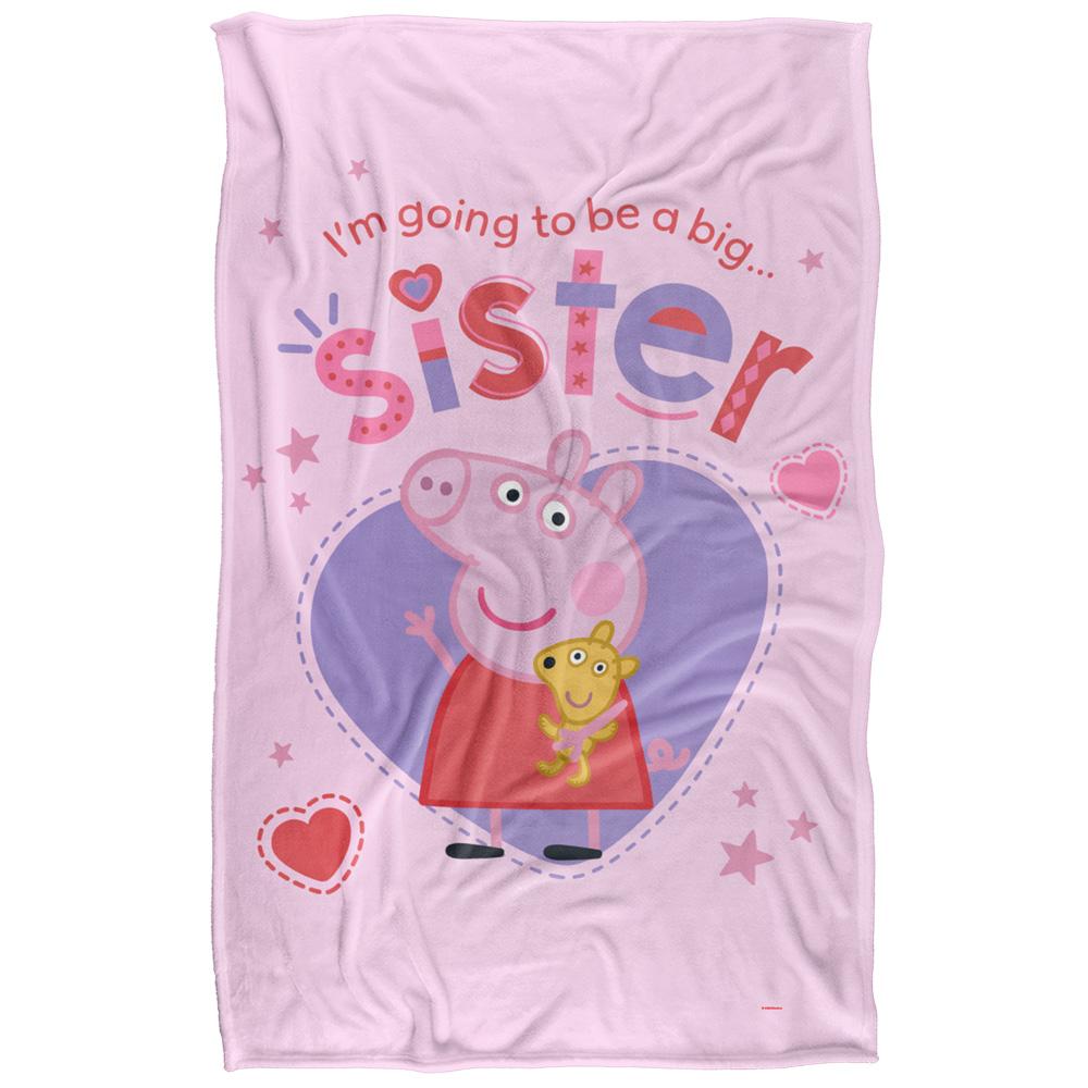 Peppa Pig Big Sister Blanket