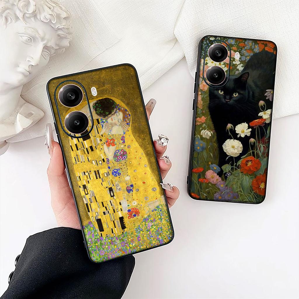 Арт Густав Климт Защитный чехол для Xiaomi Redmi Note 13 14 ProPlus Pro Plus 14C A4 13C Pro+ Note14 Чехол для телефона
