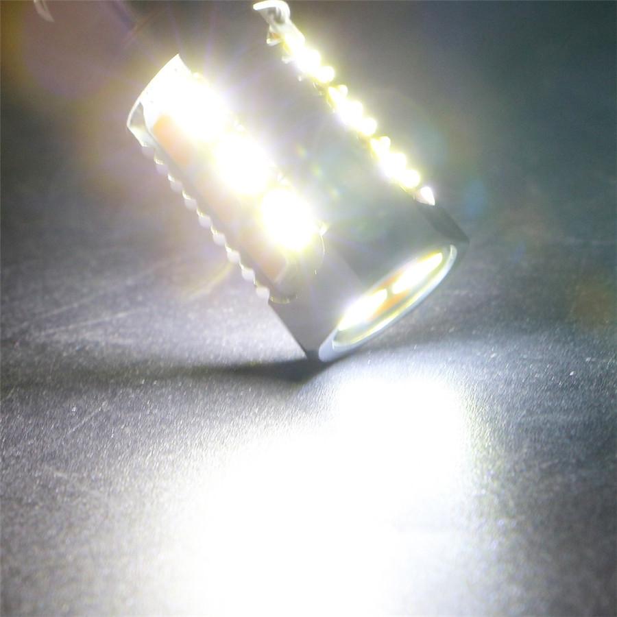 2 шт. 1157 5630 22 SMD BAY15D Янтарный/Белый 22 светодиода Светодиодные лампы S25 P21W DRL Двухцветный Стоп-сигнал 12В-24В DC