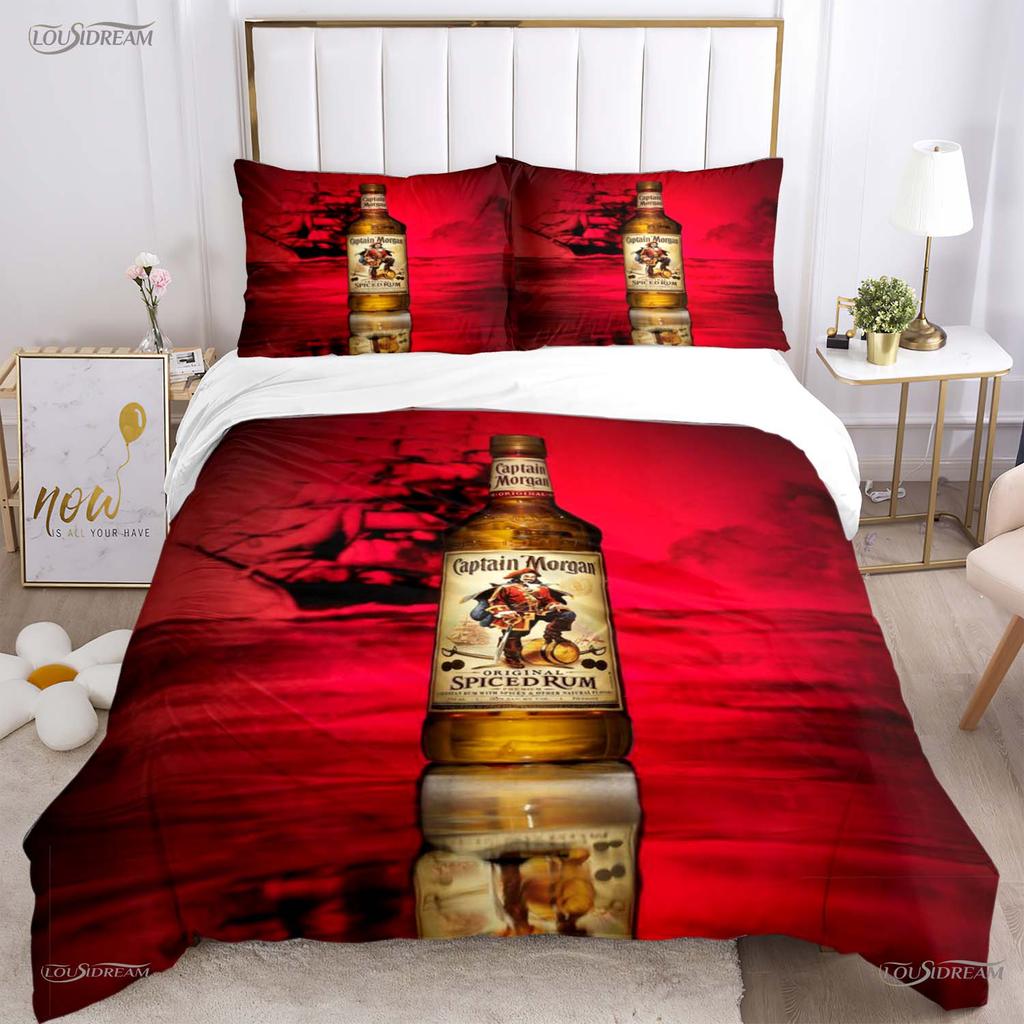 Captain morgan Casal Всесезонный пододеяльник Одеяло Постельное белье Мягкий пододеяльник и наволочки Для мальчика Односпальный/Двуспальный/Королевский/Кинг