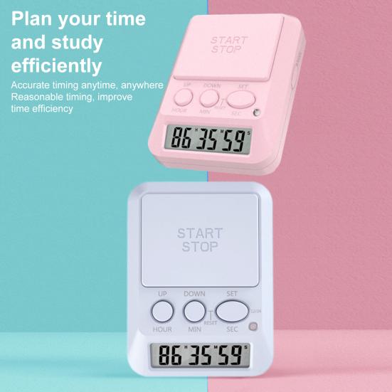 Learning Timer for Studying Countdown Date Timer Beep Light Timer Clock Multi-Function