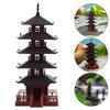 Мини-статуя пагоды, китайская модель старинного здания, павильон, украшения, имитация статуи, дзен-сад, аквариум, бонсай, декор