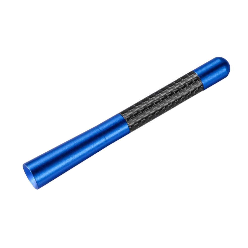 Автомобильная антенна из алюминиевого сплава, 12 см, универсальная радиоприемник из углеродного волокна, FM-антенна