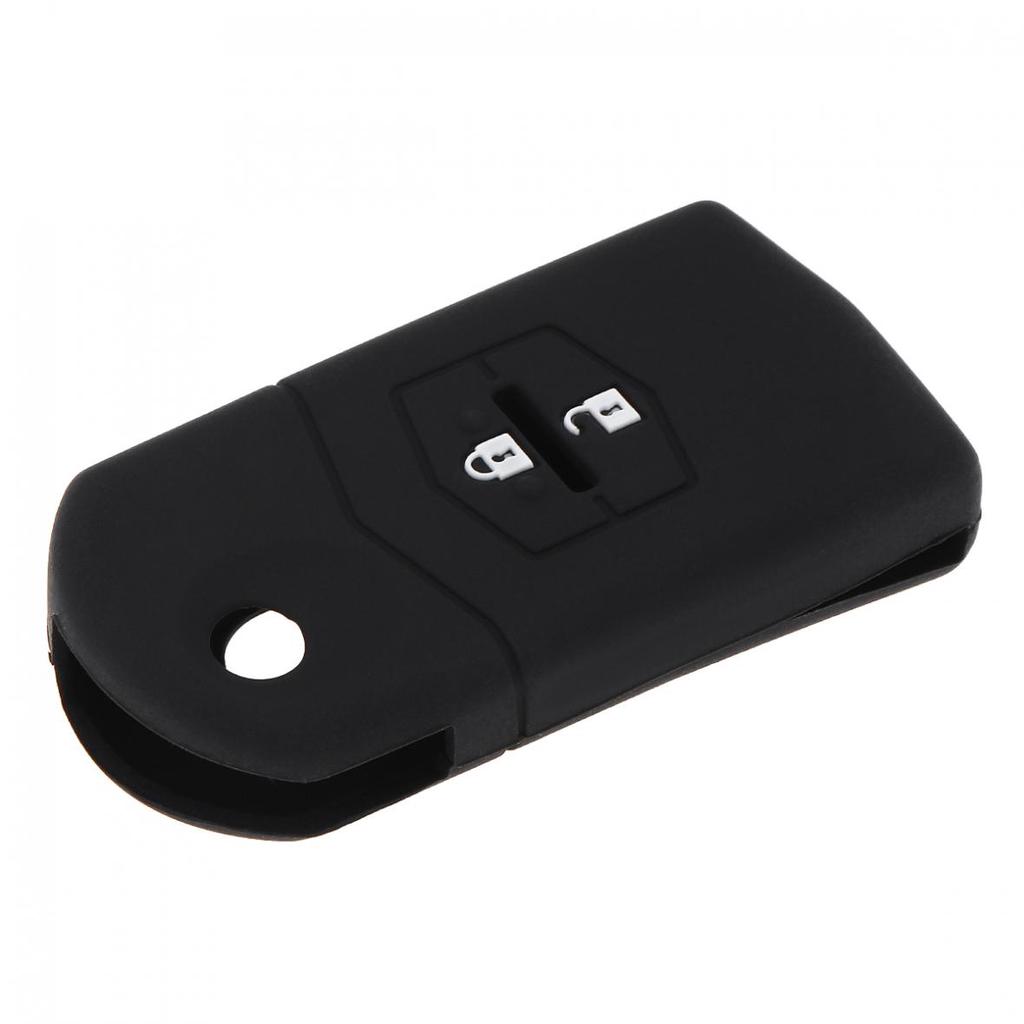 Силиконовый складной чехол для ключей с 2 кнопками, подходит для Mazda 2 3 5 6 BT50 CX-5 CX-7 CX-9 RX8