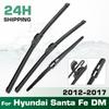 For Hyundai Santa Fe DM 2012-2017 2013 2014 2015 Wiper Front&Rear Wiper Blades Windshield Windscreen Window Brushes 26"+14"+13