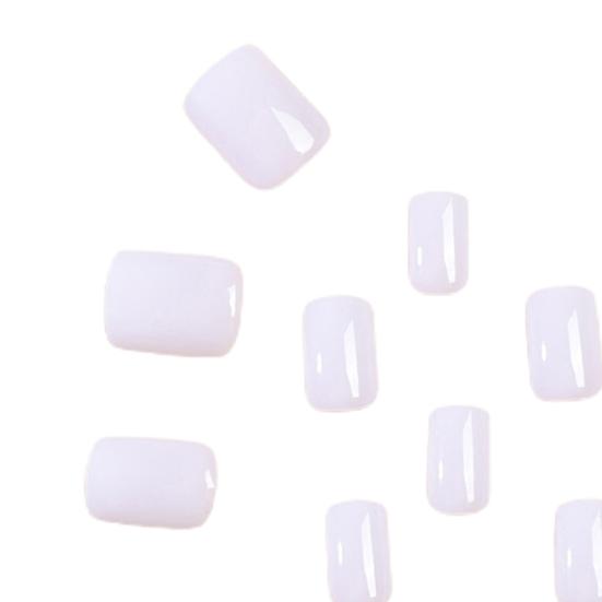 1 комплект однотонных накладных ногтей, элегантные, предотвращающие поломку, улучшающие ваш внешний вид, съемные многоразовые ногти