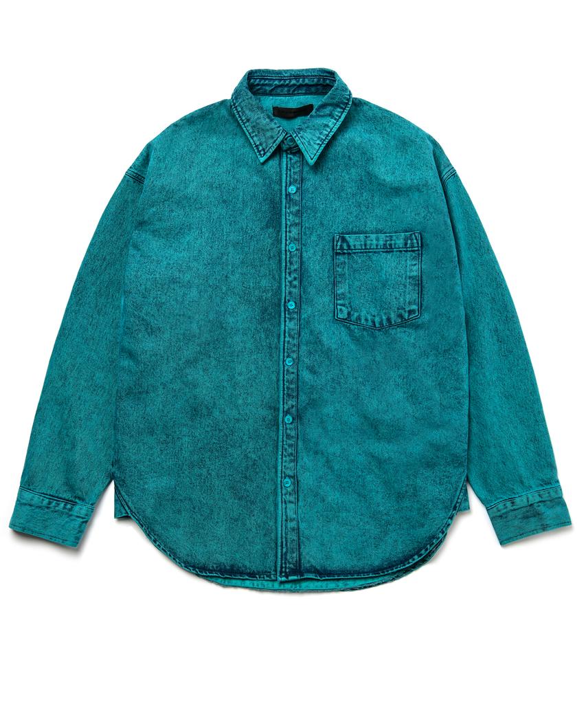C WEAR BY THE GENIUS Oversized Soju Denim Shirt Set