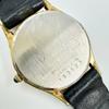 [USED] SEIKO EXCELINE Round Gold Leather Strap Watch