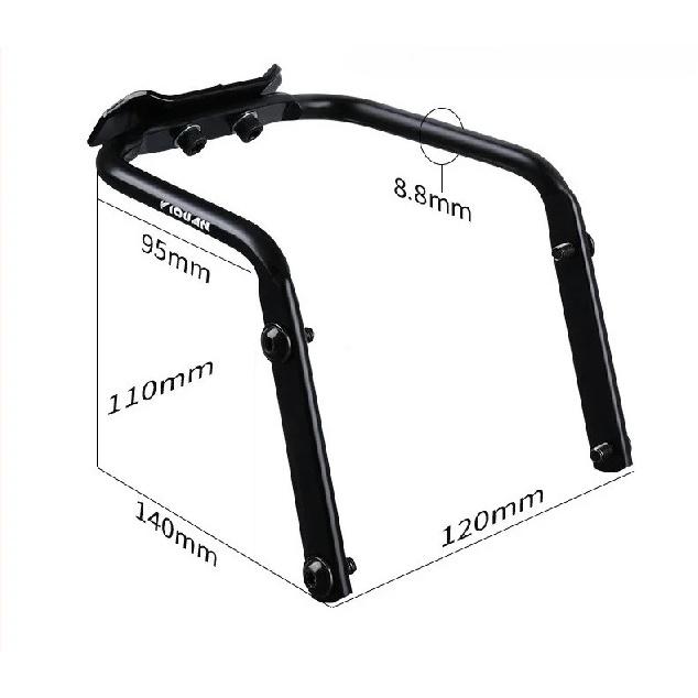 Bike Saddle Extension Mount Stable Aluminum Alloy Saddle Bag Stabilizer Multifunctional Water Bottle Bracket Bike Accessories