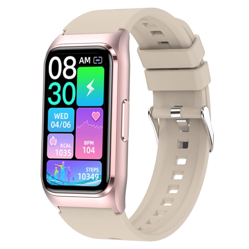 TK75 1,47-дюймовый умный браслет, монитор сердечного ритма, кислорода в крови, температуры тела, фитнес-трекер