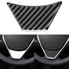 Wheel Trim Sticker Anti-scratch Eco- Carbon Fiber Steering Wheel Decorative