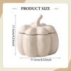 Stew Pot Ceramic Soup Bowl Home Decor Cookware Kitchen Gadgets Dessert with Cover for