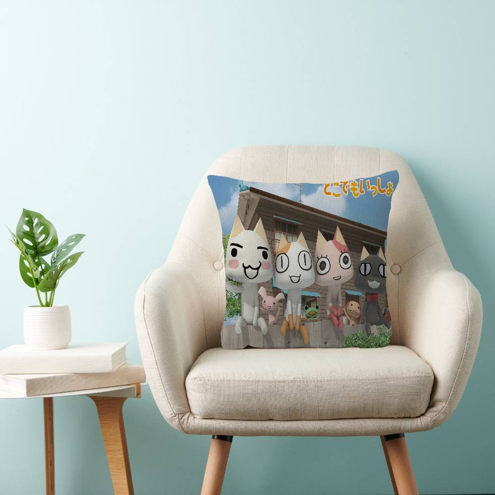 Popular Mascot T-Ttoro I-Inoue Cushion Cover Decorative Pillow Sofa Home Decor Case Pillow Cases
