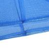 Foldable 4 Layers Hanging Dry Rack Net Zipper Opening Mesh Netting Blue