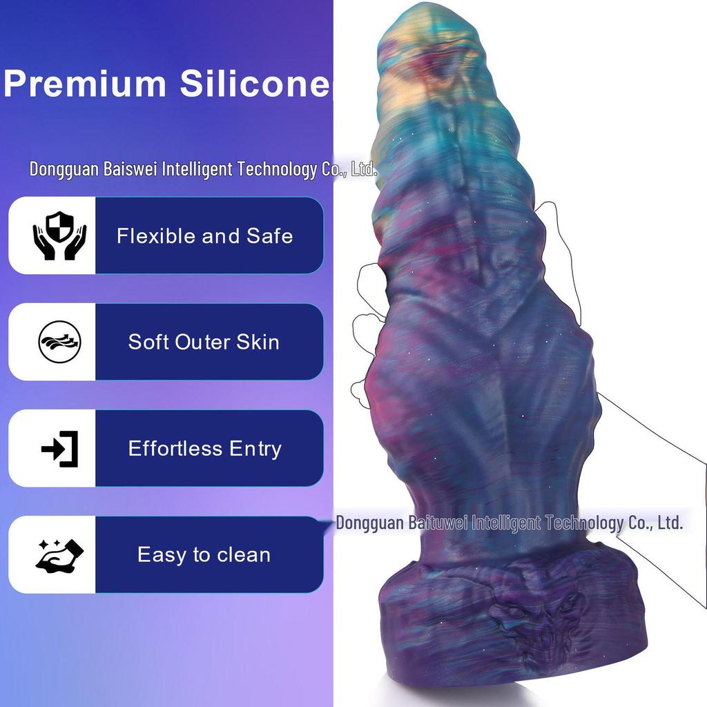 Крест Супер Толстый Инопланетный Конь Силиконовый Ди лдо и Анальная пробка SM Игрушка