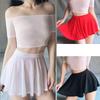 New Korean Styles Low Waist A-Line Sexy Pleated Black Long Skirt for Woman White Night Club Wear Party Mini Short Package Wrap Hip Skirts