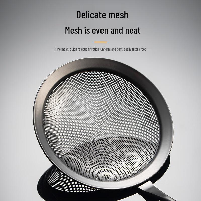 ZISIZ 304 Vintage Titanium Plated Skimmer Spoon