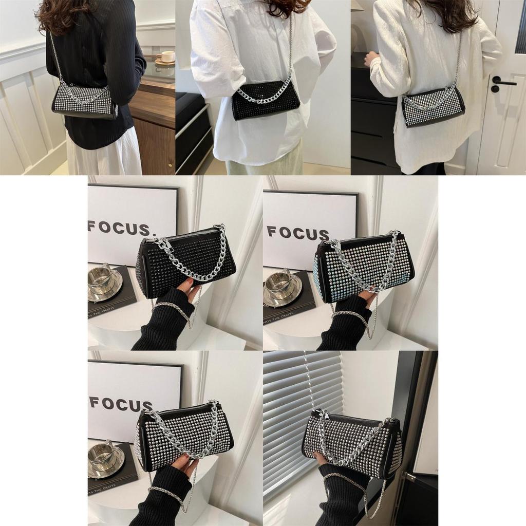 Trendy Street Style Canvas Crossbody Bag Chic Pillow Bag For Women 2024 Summer Shoulder Bag