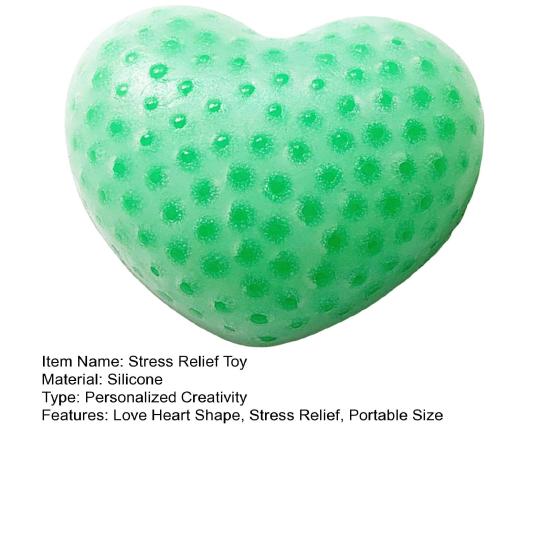 Игрушка-антистресс в форме сердца, имитирующая выдавливание прыщей, фиджет-игрушка для снятия тревоги, выдавливание прыщей, игрушка-сжималка для снятия напряжения, сенсорная игрушка