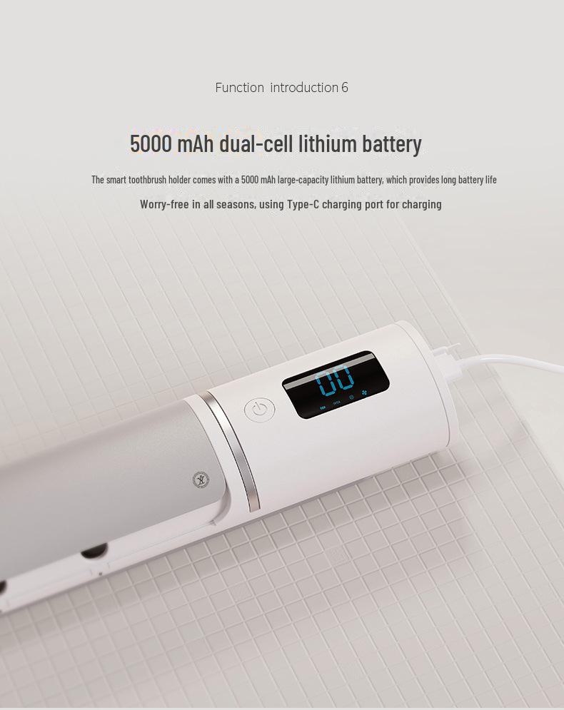 УФ-стерилизатор зубных щеток с интеллектуальным датчиком и автоматической крышкой