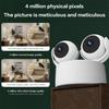 Humanoid Tracking Two-Way Audio Dual Lens Home Surveillance Camera with Dual Screens