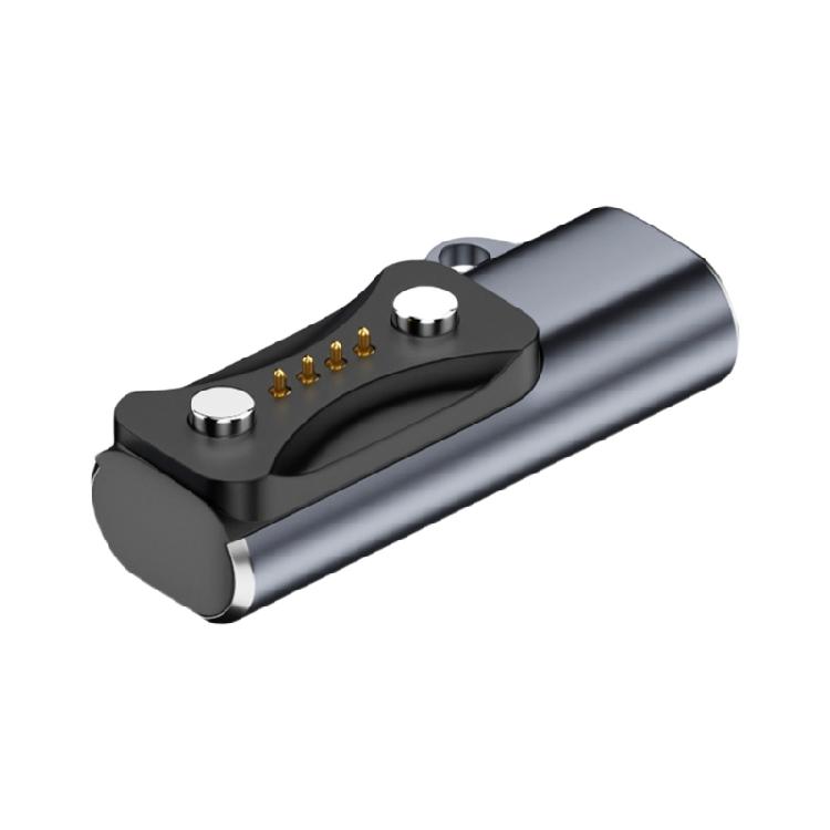 Портативный магнитный зарядный адаптер-коннектор-переходник для смарт-часов с портом USB Type C обеспечивает удобную