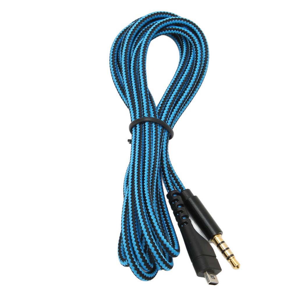 Headphone Sound Cable Wearproof Oxygen Free Copper Replacement Headphone Sound Cable for Steelseries Arctis 3 5 7 Pro