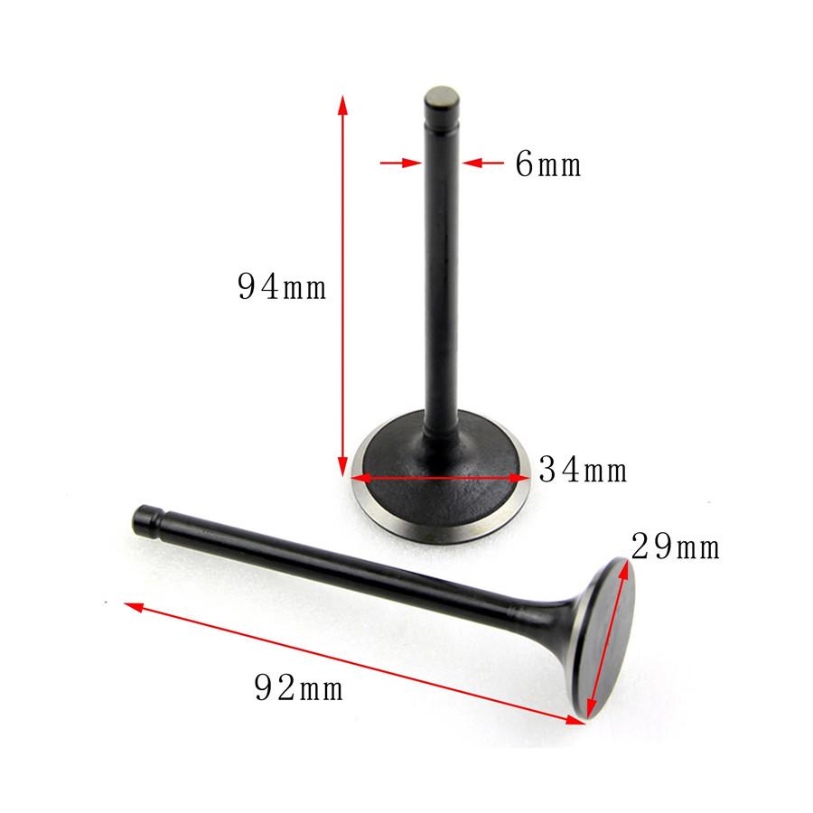 Комплект сборки клапана, комплект вала впускного и выпускного стержня для скутеров 250cc, 260cc, 300cc