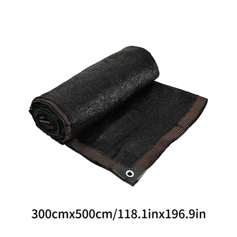 Sunshade Net, Sunscreen Net, Thickened Sunshade, Heat Insulation, Black, Household, Outdoor, Car, Sunshade Resistant