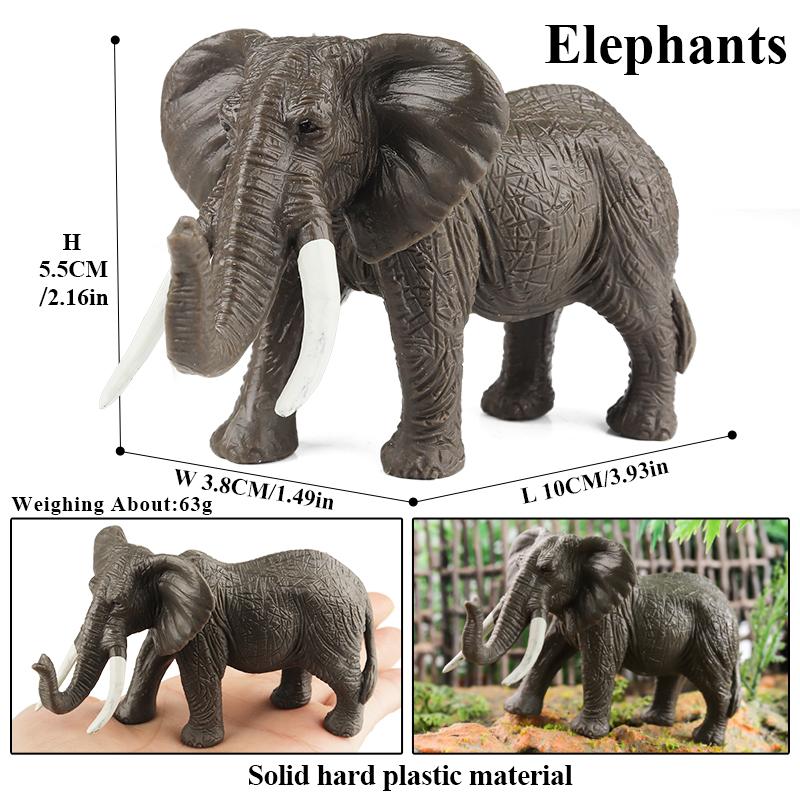 Oenux Модель фермы Симуляция Лошадь Корова Коза Осел Свинья Собака Фигурки Животные Птица Фигурка Образование Прекрасная Детская Игрушка Подарок