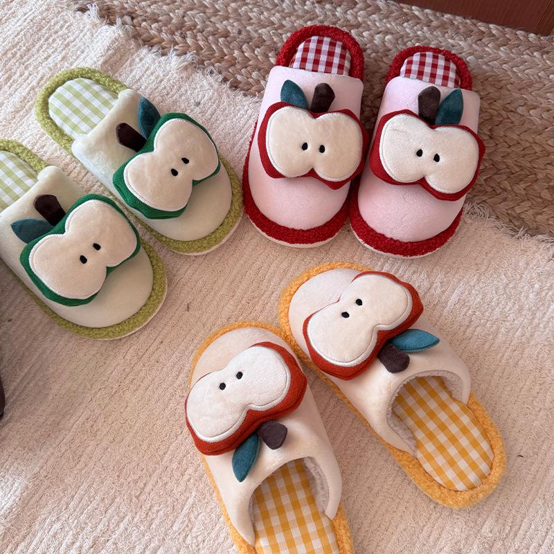 Новые самые продаваемые мультяшные хлопковые туфли, милые теплые домашние хлопковые тапочки