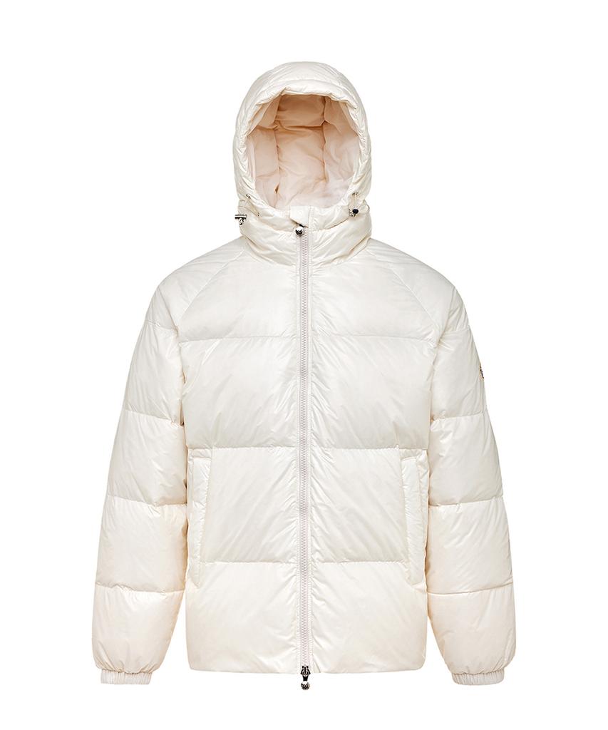 Pyrenex (24Fw) Sten Down Hooded Jacket - Chalk