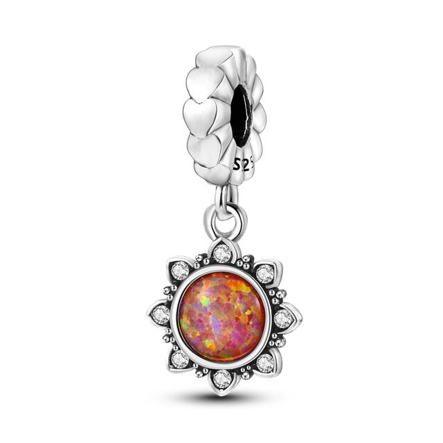 Звездная коллекция, подвески, бусины, серебро 925 пробы, солнце, звезды, луна, висячие подвески, подходят для оригинальных ювелирных изделий, браслета, ожерелья