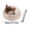 Кровать-пещера для кошки закрытая на зиму, для животных, котят, щенков, маленьких собак, теплая, противоскользящая, гнездо, товары для животных, балкон