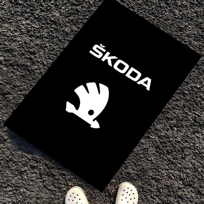 Skoda Polyester Carpet, Soft Indoor Mat for Office Chair, Living Room, Computer Desk - Decorative Home Office Rug Design