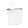 Coffee Bar Hand Press Sauce Pump Dispenser Large 2L Condiment Bottle Reusable for Honey Syrup Storage