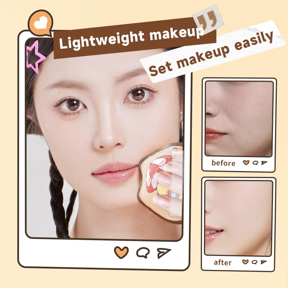 Новый GECOMO Kapi Bara Плюшевый Пуховик Милое Моделирование Мягкий Влажный и Сухой Рассыпчатая Пудра Кушон Пуховки