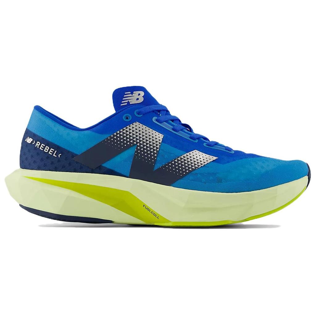 New Balance Мужские кроссовки FuelCell Rebel v4 Spice Blue Limelight Blue-Oasis MFCXLQ4