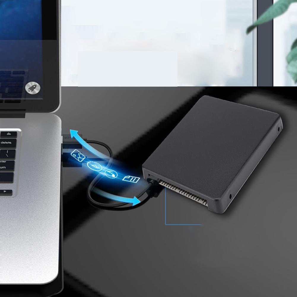 Бокс для жесткого диска mSATA SSD к IDE 2,5 дюйма PATA IDE Параллельный порт Бокс для жесткого диска (черный) (Нет