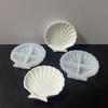 3D Shell силиконовая форма DIY эпоксидная смола ювелирное изделие блюдо гребешок поднос для хранения капель океан стиль подсвечник гипсовая форма