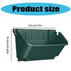 4 Pieces Wall Mounted Planter For Balcony And Patio Ideal For Flowers Herbs And Vegetables