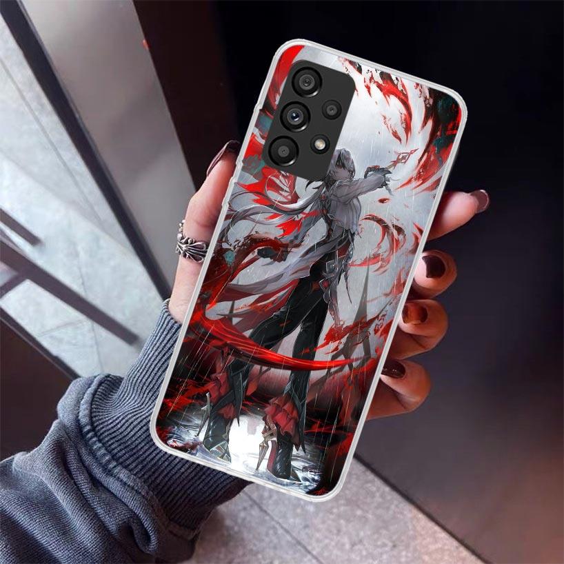 Arlecchino Genshin Impact Phone Case For Samsung Galaxy A52 A51 A50S A32 A22 A12 A02S A72 A71 A31 A70 A30S Note 20 Ultra 10 Plus