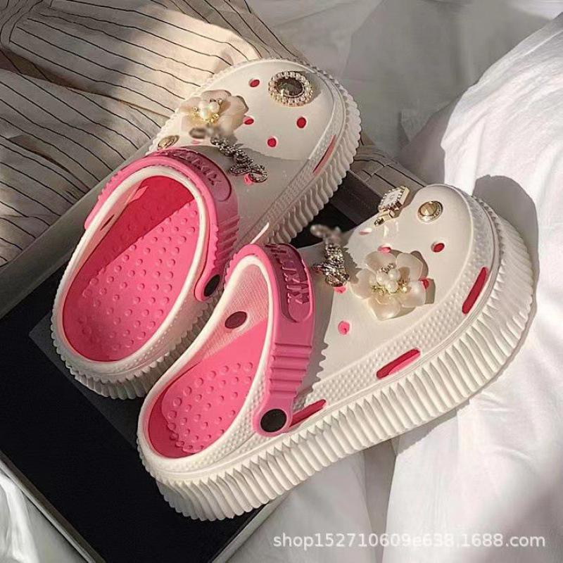 Летние женские нескользящие босоножки Sweet XIXI, увеличивающие рост – толстая подошва, универсальные пляжные сабо