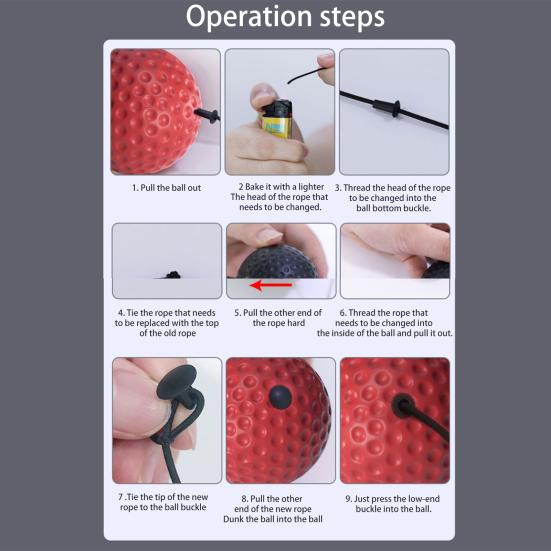 Боксерские рефлексы Мяч с повязкой на голову Скорость реакции Точность Фокусировка Координация рук и глаз Тренировка Снятие стресса Удар по мячу Боксерское оборудование