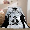 One Piece Anime Luxury Flannel Lightweight Blanket Home Decor Sofa Bed Travel Cover Family Gift LXR169